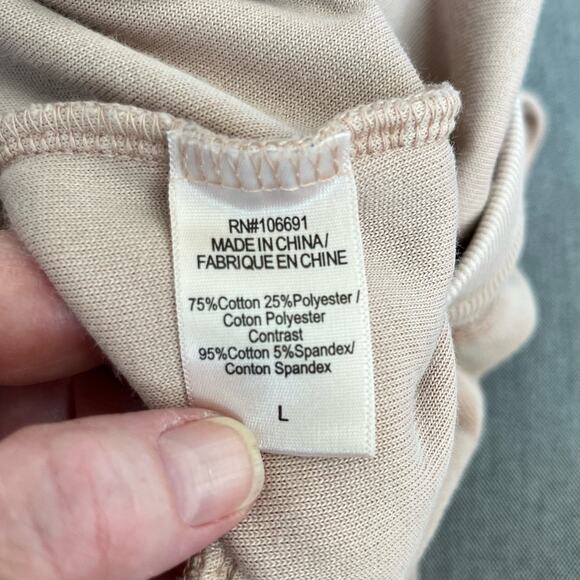 Young Fabulous & Broke Ollie Y2K High-Waist Velour Tan Comfy Jogger Pants M/L - Picture 11 of 15